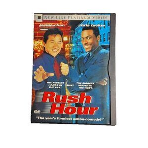 Rush Hour DVD Movie 1999 Comedy Action Jackie Chan Chris Tucker PG 13